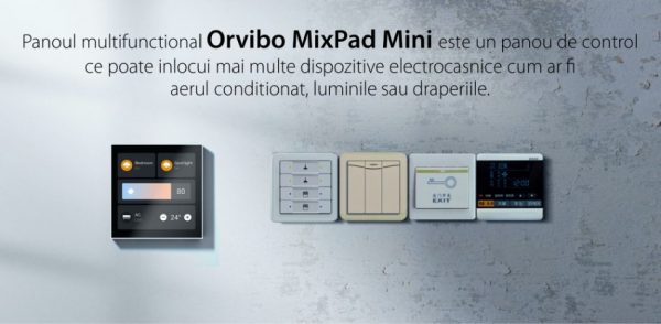 Panou multifunctional inteligent Orvibo MixPad Mini, Wi-Fi, Display 4″, Control vocal / aplicatie [1]