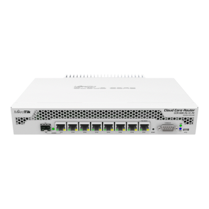Cloud Core Router, 7 x Gigabit, 1 x combo SFP/Gigabit, 1 x PoE, RouterOS L6 - Mikrotik CCR1009-7G-1C-PC [1]