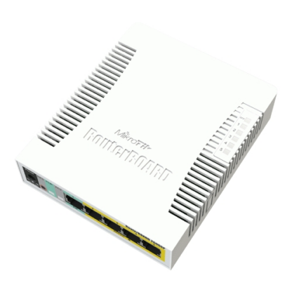 Cloud Smart Switch 5 x Gigabit (4 x PoE), 1 x SFP - Mikrotik CSS106-1G-4P-1S [1]