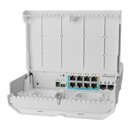 Cloud Smart Switch outdoor, 8 x Gigabit (7 PoE in), 2 x SFP+ 10Gbps - Mikrotik CSS610-1Gi-7R-2S+OUT [1]