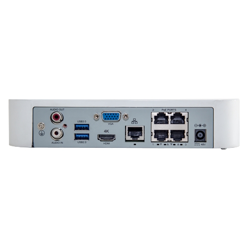 NVR 4K, 4 canale 8MP  + 4 porturi PoE, compresie H.265 Ultra - UNV NVR301-04LS3-P4 [1]