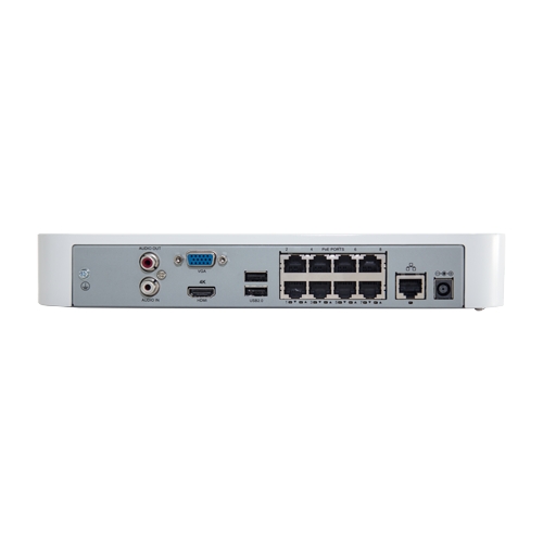 NVR 4K, 8 canale 8MP  + 8 porturi PoE, compresie H.265 Ultra - UNV NVR301-08LS3-P8 [1]