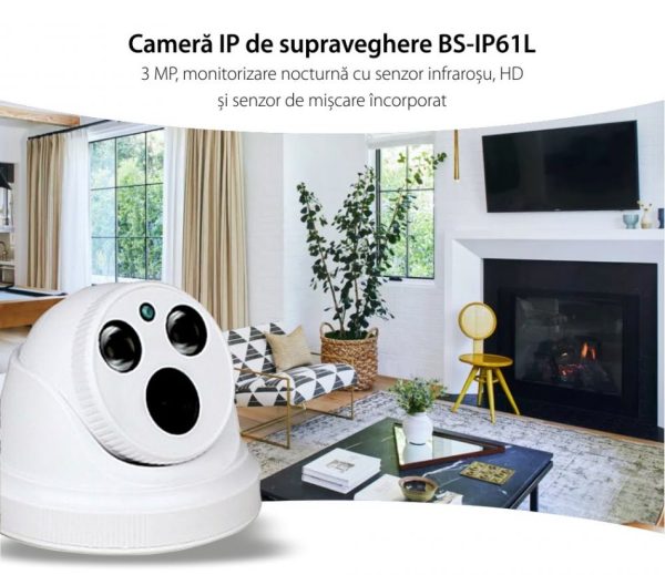 Camera de supraveghere Besnt BS-IP61L, 3MP, HD, Vedere nocturna cu infrarosu [1]