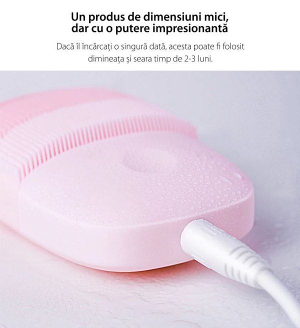 Aparat de curatare faciala si masaj Xiaomi inFace Sonic, MS2000, Waterproof IPX7, 3 Viteze, Baterie 400 mAh [1]