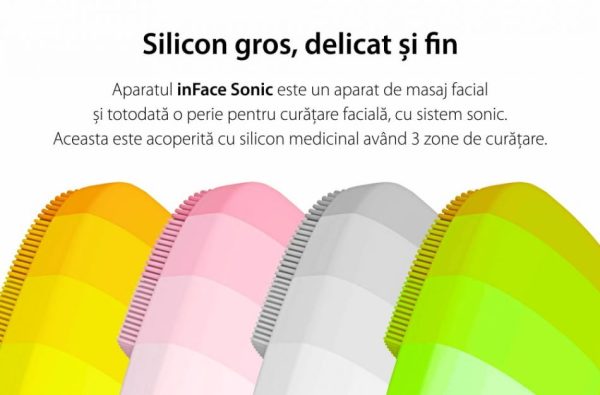 Aparat de curatare faciala si masaj Xiaomi inFace Sonic, MS2000, Waterproof IPX7, 3 Viteze, Baterie 400 mAh [1]