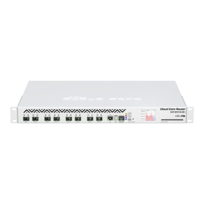 Cloud Core Router, 8 x SFP+, 1 x Gigabit, RouterOS L6, 1U - MikroTik CCR1072-1G-8S+ [1]