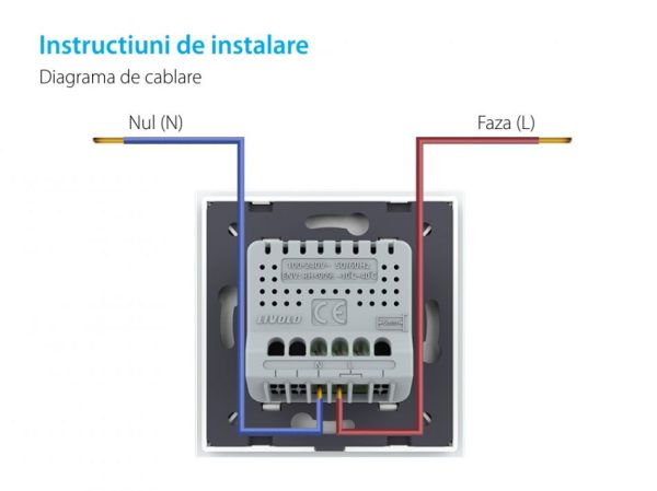 Senzor Control Sunet si Lumini Livolo cu Rama din Sticla, Protocol Zigbee [1]