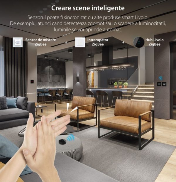 Modul Senzor Control Sunet si Lumini Livolo, Protocol Zigbee [1]