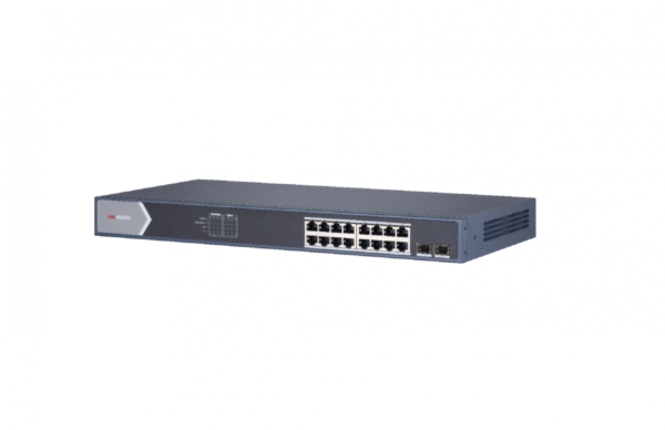 Switch 16 porturi Gigabit, Smart Management, Poe -Hikvision DS-3E1518P-SI [1]