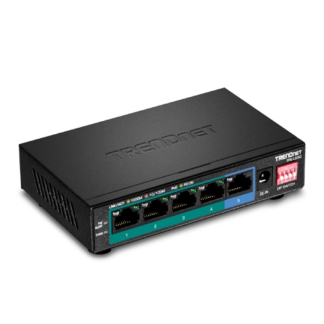 Camere supraveghere IP - Switch 4 porturi Gigabit Long Range 200m - TRENDnet TPE-LG50