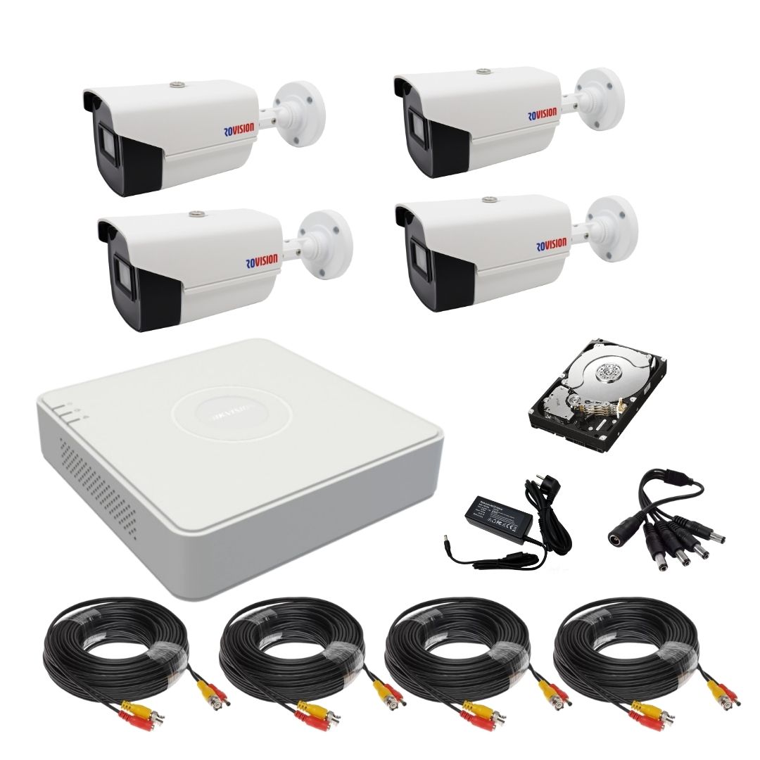 it can agency reservoir Sistem supraveghere video 4 camere Rovision oem Hikvision 2MP full hd,  IR40m, DVR 4Canale, 1080P lite, accesorii si hard incluse - Rovision - Camere  Supraveghere, Sisteme Alarma, Video Interfoane