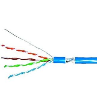 Cablu utp si ftp - Cablu Schrack F/UTP Cat.5e, HSEKF424P1, 4x2xAWG24/1, PVC, Eca, albastru, cutie