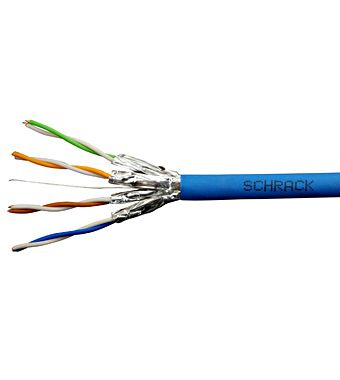 Cablu Schrack U/FTP Cat.6a, HSKF423HB5, 4x2xAWG23/1, 500Mhz, LS0H, Dca, albastru [1]