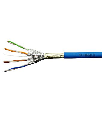 Cablu Schrack F/FTP Cat.6a, HSKP423HA5, 4x2xAWG23/1,500MHz, LS0H-3,Dca, albastru [1]