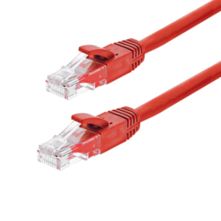 Cablu utp si ftp - Patch cord gigabit, UTP, cat6, 0.25m, rosu - ASYTECH Networking TSY-PC-UTP6-025M-R