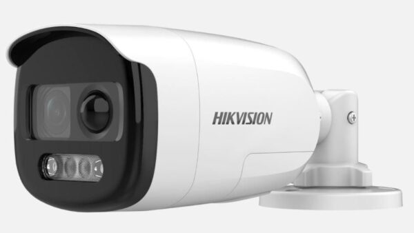 Camera AnalogHD ColorVu 2MP cu PIR si alarma incorporata, lentila 3.6mm, lumina alba 40 m, Audio - HIKVISION DS-2CE12DFT-PIRXOF [1]