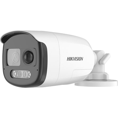 Camera AnalogHD ColorVu 2MP cu PIR si alarma incorporata, lentila 2.8mm, lumina alba 40 m, Audio - HIKVISION DS-2CE12DFT-PIRXOF [1]