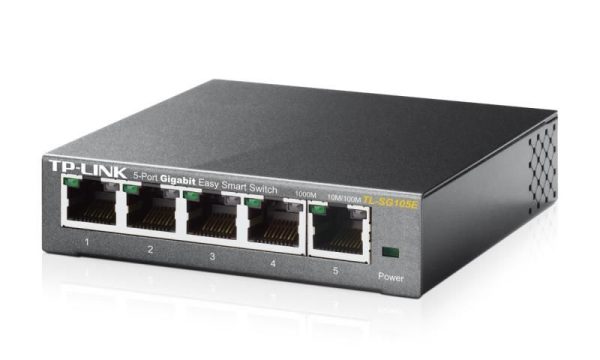 Switch TP-Link TL-SG105E, 5 porturi Gigabit, Desktop, Easy Smart TL-SG105E [1]
