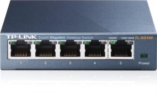 Switch 5 Porturi 10/100/1000Mbps TP-Link TL-SG105 Switch 5 Porturi 10/100/1000Mbps TP-Link TL-SG105