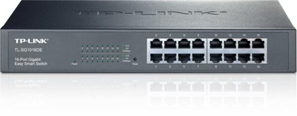 Switch TP-Link TL-SG1016DE, 16 porturi Gigabit, , 1U 19" Rackmount TL-SG1016DE [1]