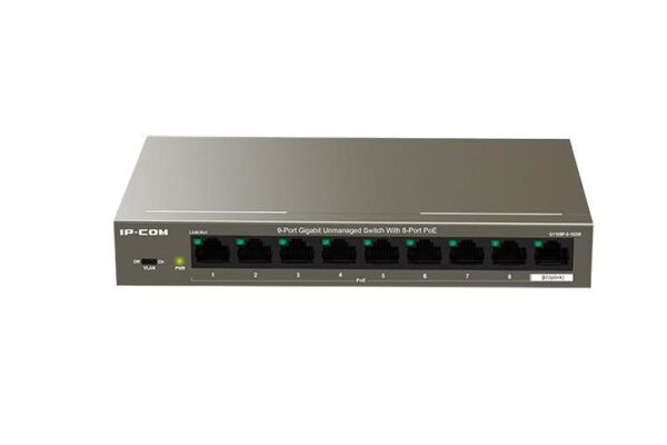 Switch IP-COM G1109P-8-102W, 9 Port, 10/100 Mbps [1]