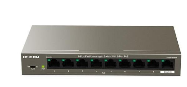Switch IP-COM F1109P-8-102W, 9 port, 10/100 Mbps [1]