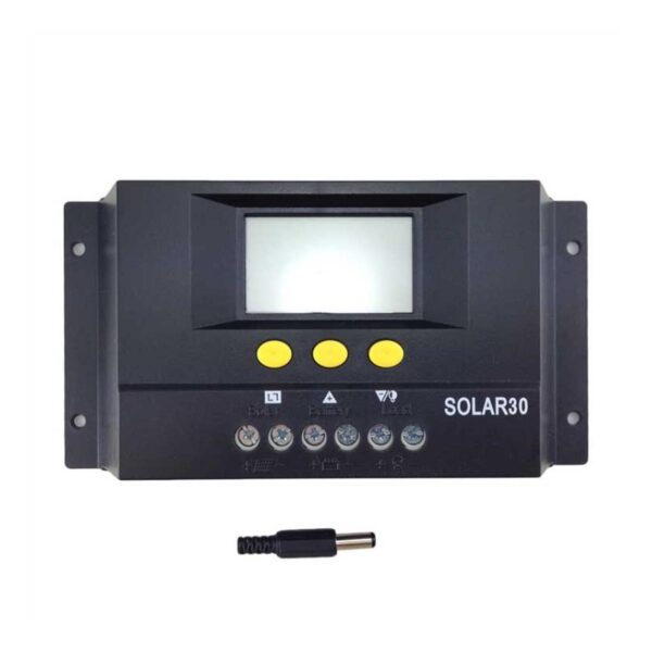 Controler/Regulator profesional de incarcare, pentru panou solar, pwm 12V/24V 30A cu display [1]