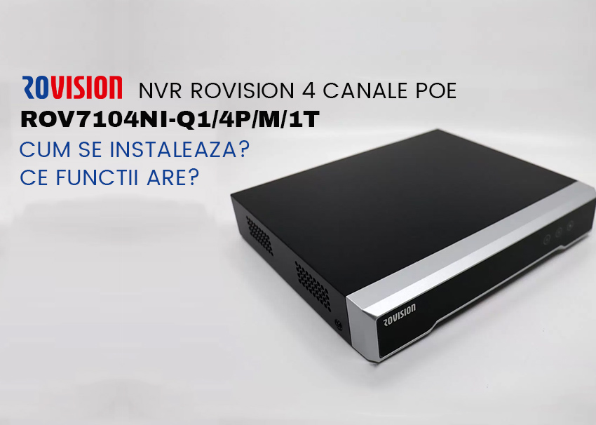 NVR Rovision 4 canale POE