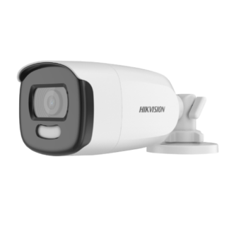 Camera supraveghere - Camera AnalogHD 5MP, lentila 2.8mm, Smart light 40 m, ColoVu, PoC - HIKVISION DS-2CE12HFT-E-2.8mm