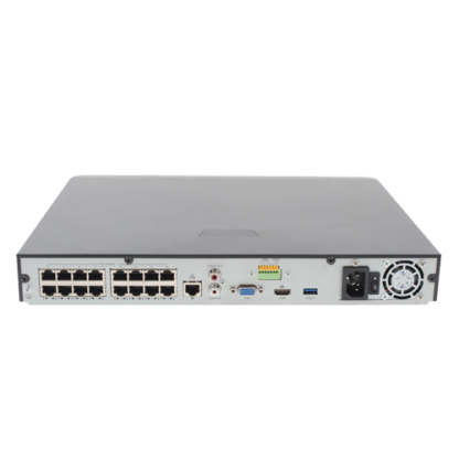 NVR 4K, 16 canale IP 8MP + 16 porturi PoE, Alarma - UNV NVR302-16S-P16 [1]