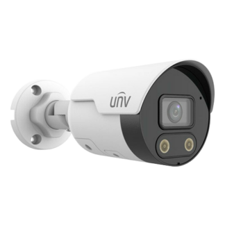 Posturi interioare si exterioare - Camera IP 4MP, Lumina alba si Smart IR 30M, lentila 2.8mm, Audio bidirectional, IP67, PoE - UNV IPC2124LE-ADF28KMC-WL