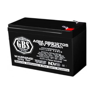 Acumulatori si baterii - Acumulator AGM VRLA 12V 7,05A pentru sisteme de securitate F1 GBS (5)