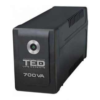 UPS 700VA / 400W LED Line Interactive cu stabilizator 2 iesiri schuko LED TED UPS Expert TED001542 [1]