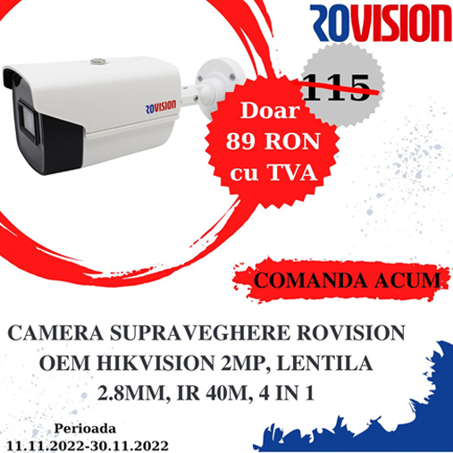 Camera supraveghere Rovision oem Hikvision 2MP Full HD- IR 40m