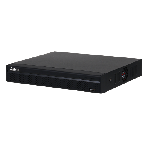 NVR cu 4 canale PoE, 8 MP, 1HDD, H.265+, Dahua NVR4104HS-P-4KS2/L