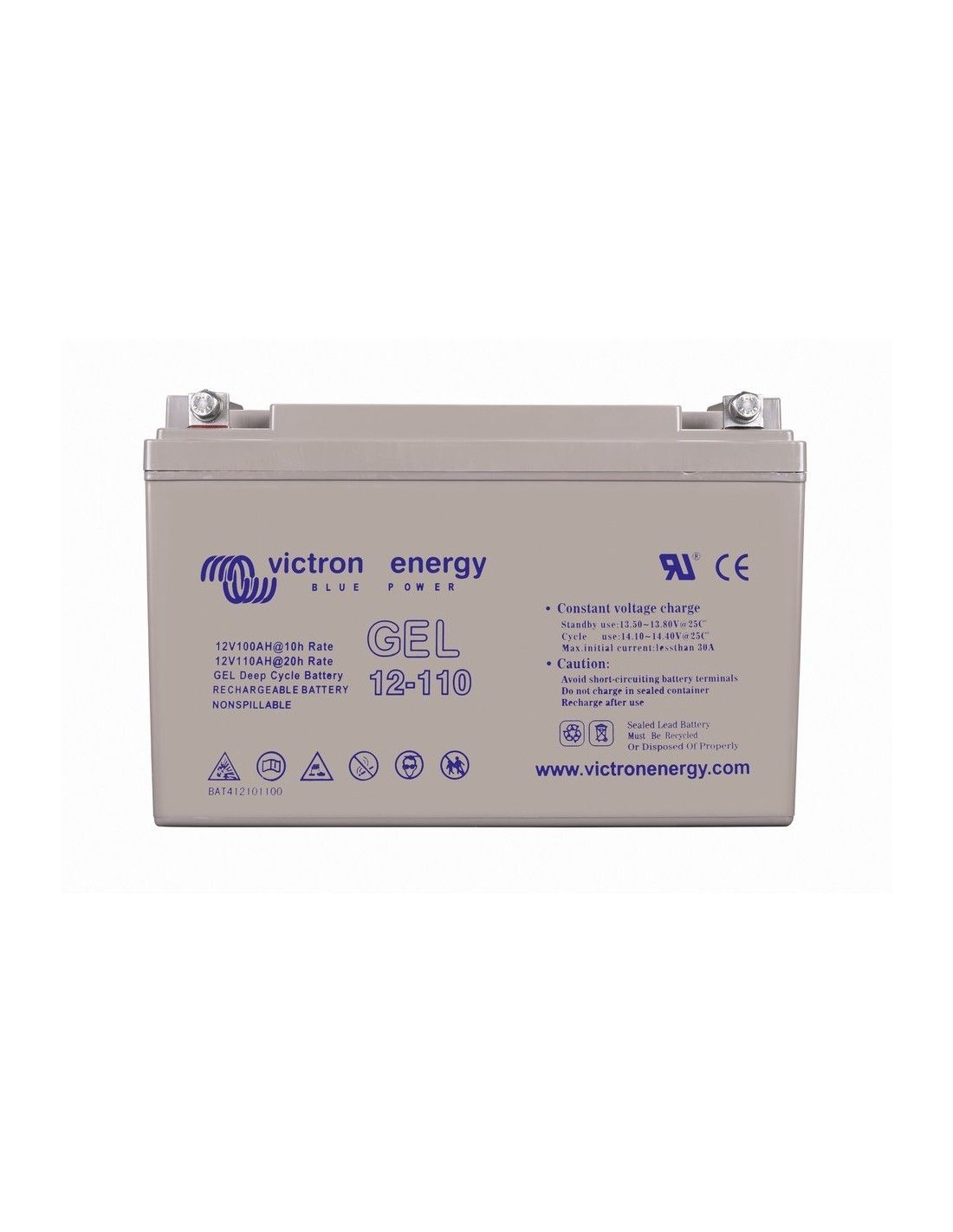 Baterie Gel Deep Cycle Victron Energy BAT412101104, 12V/110Ah, BAT412101104