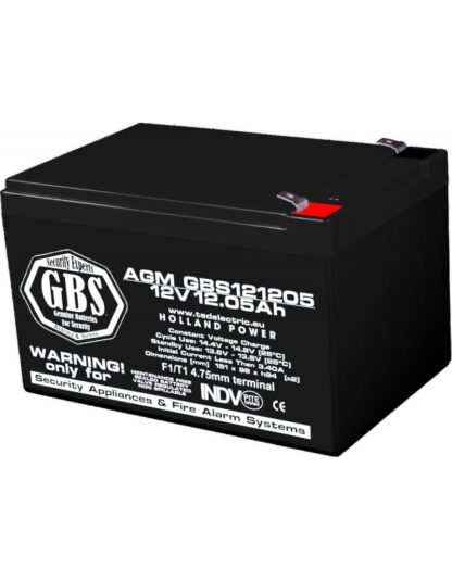 Acumulator AGM VRLA 12V 12,05A dimensiuni 151mm x 98mm x h 95mm F1 GBS (4) [1]