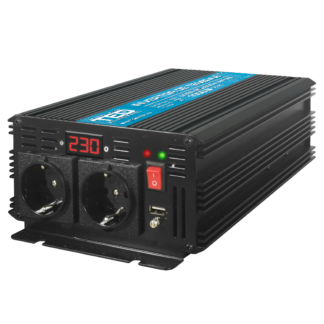Kit supraveghere Hikvision - Invertor de la 12V la 230V 1000W undă sinusoidală pură, TED000378