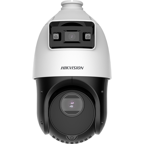 Camera de supraveghere  IP PTZ, TandemVu, DarkFighter si ColorVu,  4MP, lentila 2.8mm si 4.8~120mm, WL 30m, IR 100m, Audio, Alarma - HIKVISION DS-2SE4C425MWG-E14F0 [1]