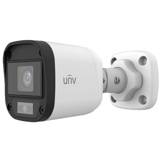 Camera supraveghere AHD - Cameră de supraveghere analogică, exterior, 2MP, lentila 2.8mm, WL 20m, IP67, ColourHunter - UNV  UAC-B112-F28-W