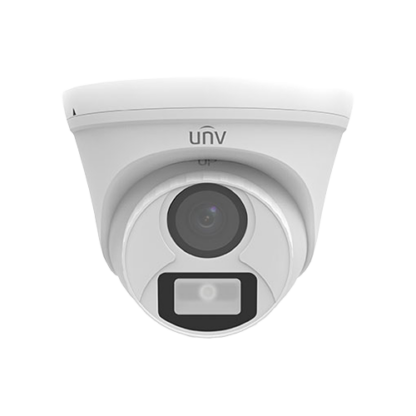 Cameră de supraveghere analogică, interior,  2 Megapixeli, lentilă 2.8mm, lumină albă 20m, IP67, ColourHunter - UNV UAC-T112-F28-W [1]