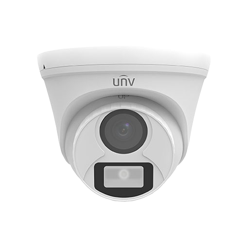 Cameră de supraveghere analogică, interior,  2MP, lentilă 2.8mm, lumină albă 20m, IP67, ColourHunter - UNV UAC-T112-F28-W [1]