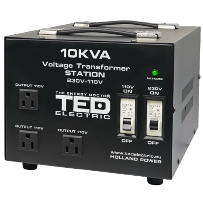 Transformator 230-220V la 110-115V 10000VA/8000W cu carcasa TED000231 [1]