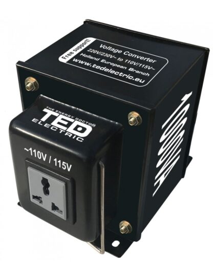 Transformator 230-220V la 110-115V 1000VA/1000W TED110-1000VA / TED003645 [1]