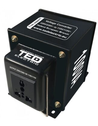 Transformatoare si Invertoare - Transformator 230-220V la 110-115V 100VA/100W reversibil TED002235