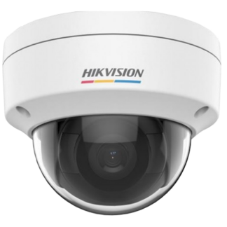Kit supraveghere Hikvision - Camera supraveghere ColorVu, IP, 4 Megapixeli, lentila 2.8mm, Color Noaptea 30M, PoE, IP67 - HIKVISION DS-2CD1147G0-L-2.8mm