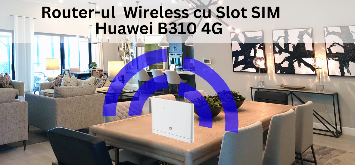 Router wireless cu slot 4g Huawei b310 4g