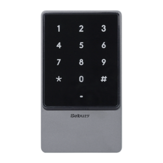 Switch-uri POE - Controler stand-alone cu tastatura touch si cititor card EM 125kHz + Mifare 13.56MHz, carcasa antivandal - SEBURY SEB-sTouch2