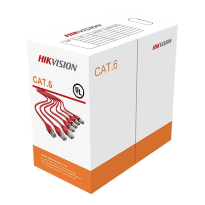 Cablu UTP cat6 0.565mm, cupru integral, cutie 305 metri - HIKVISION DS-1LN6-UU [1]