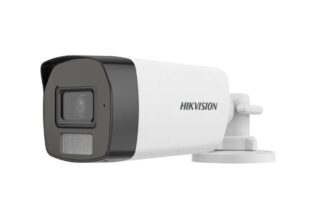 Camera supraveghere turbo hd Hikvision - Camera de supraveghere 5 MP, lentila 2.8mm, IR 40m, Lumină Albă 40m,  Microfon - Hikvision - DS-2CE17K0T-LFS-2.8mm